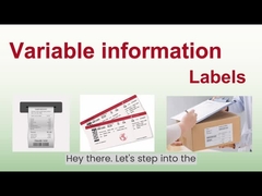 تطبيق مواد الملصقات الحرارية الحساسة.