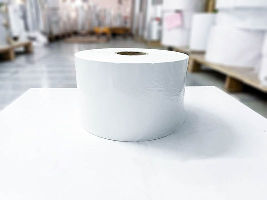 الغراء الأكريليك BOPP الورق اللاصق Jumbo Roll 30μs سمك الوجه