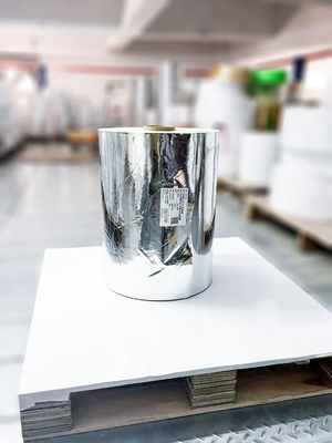 سعر جيد ملصق فضي خفيف ملصق BOPP Jumbo Roll Label معتمد من قبل SGS الانترنت