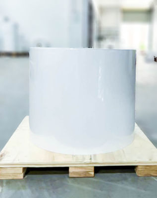 سعر جيد نوع الغراء المتحرك ورق ملصق ، ورق لفة ملصق 80u سمك الوجه الانترنت